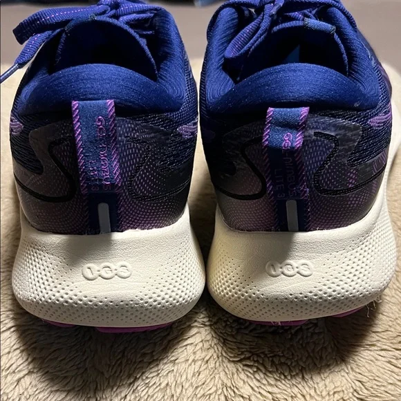Asics Women's Sneakers - Navy and Purple - Picture 3 of 8